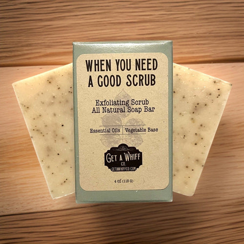 1 Bar - Natural Exfoliating Scrub Bar Soap Get a Whiff Co.