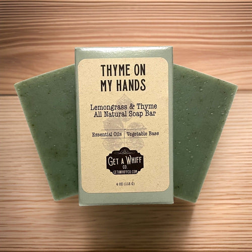 1 Bar - Natural Lemongrass & Thyme Bar Soap Get a Whiff Co.