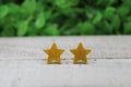 Gold Star Stud Earrings