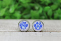 Kentucky Wildcats Paw Print • Stud Earrings
