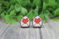 Love Letter Stud Earrings