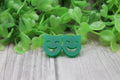 Green Mask • Stud Earrings