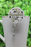 Psychiatrist • Badge/ID Holder with Alligator Clip