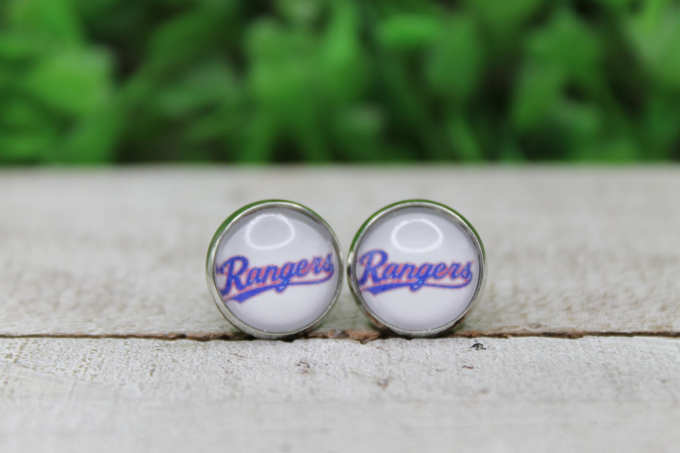 Baseball Texas Rangers Stud Earrings