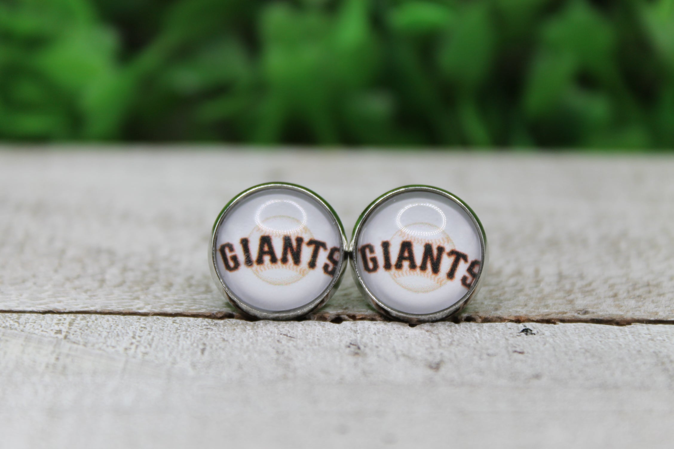 Baseball NY Giants Stud Earrings