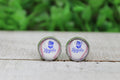 Baseball, KC Royals • Stud Earrings