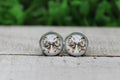 Deer Antler Bow • Stud Earrings