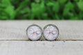 Baseball Bow • Stud Earrings