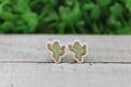 Disco Cactus Stud Earrings