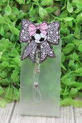 Soccer Bow Badge/ID Holder Reel