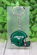 Football, Jets Helmet Acrylic Keychain