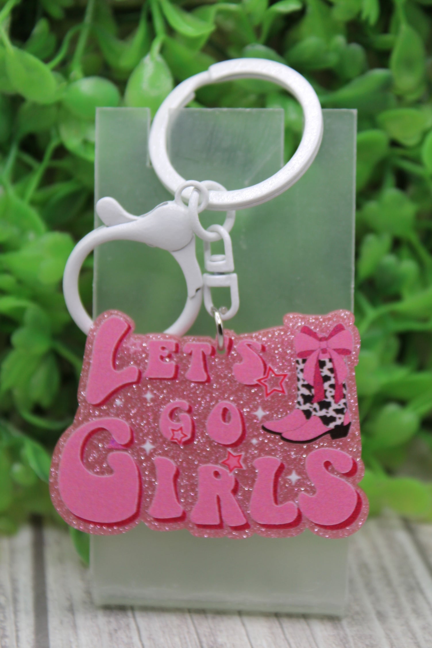 Let's Go Girls Acrylic Keychain
