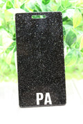 PA {Physician Assistant} Black Glitter Badge Buddy