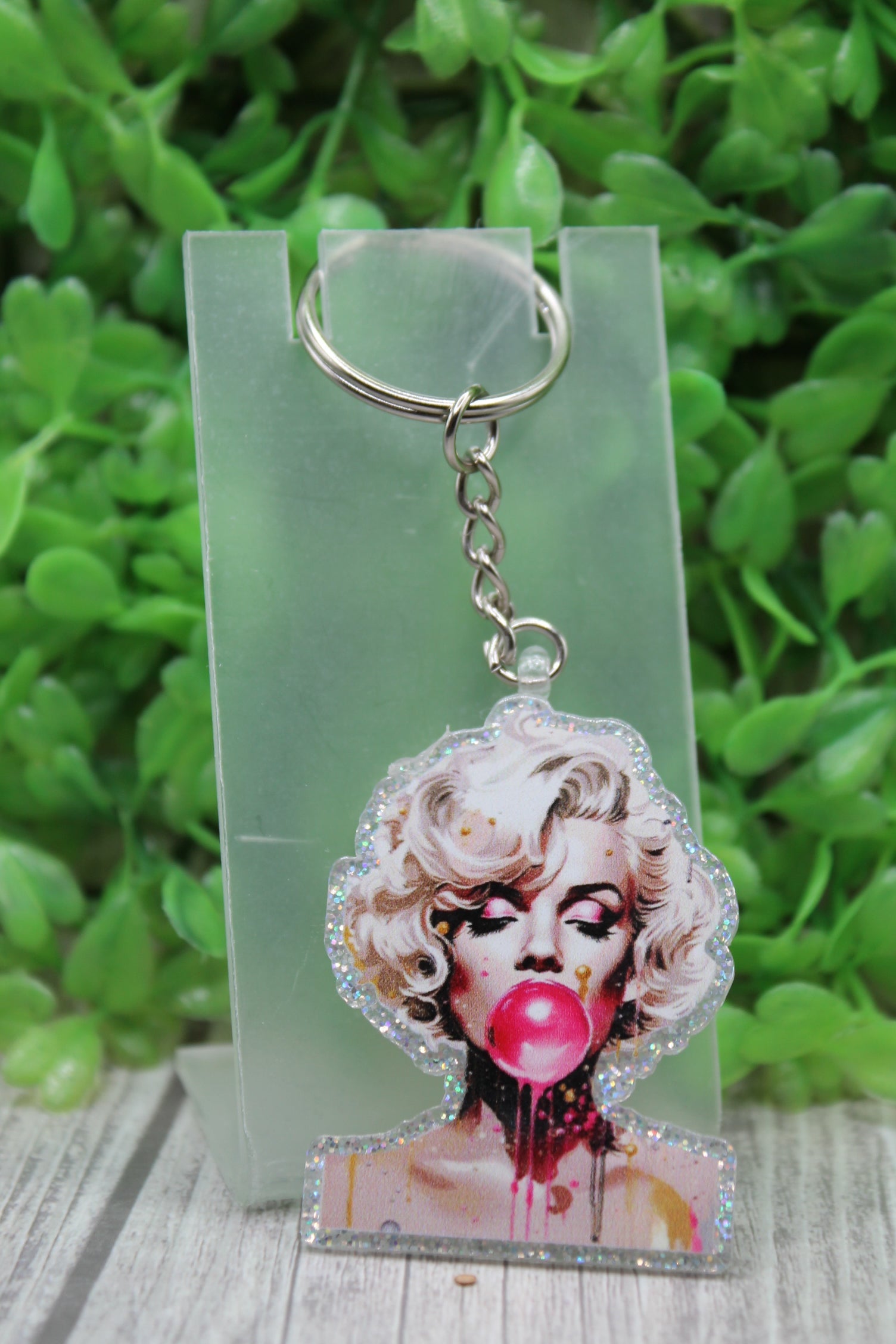Bubblegum Monroe Acrylic Keychain