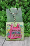 Retail Therapy Acrylic Keychain