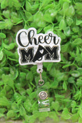 Cheer MOM Badge/ID Holder Reel