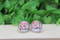KC Chiefs Repeat Stud Earrings
