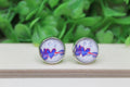 Peace Love Buffalo Bills Stud Earrings