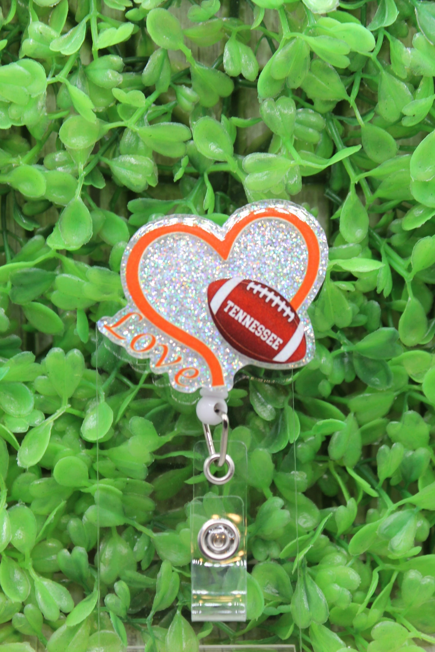 Tennessee Football Love Badge/ID Holder Reel