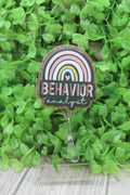 Behavior Analyst Rainbow Badge/ID Holder Reel