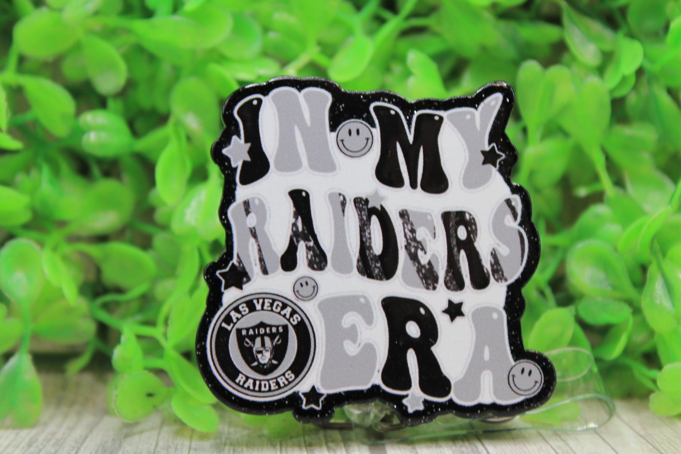 In My Raiders Era Badge Holder Reel