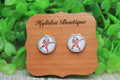 Brutus Ohio State Stud Earrings