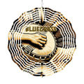 Bluegrass Banjo Player 3D Wind Spinner Outdoor Decor