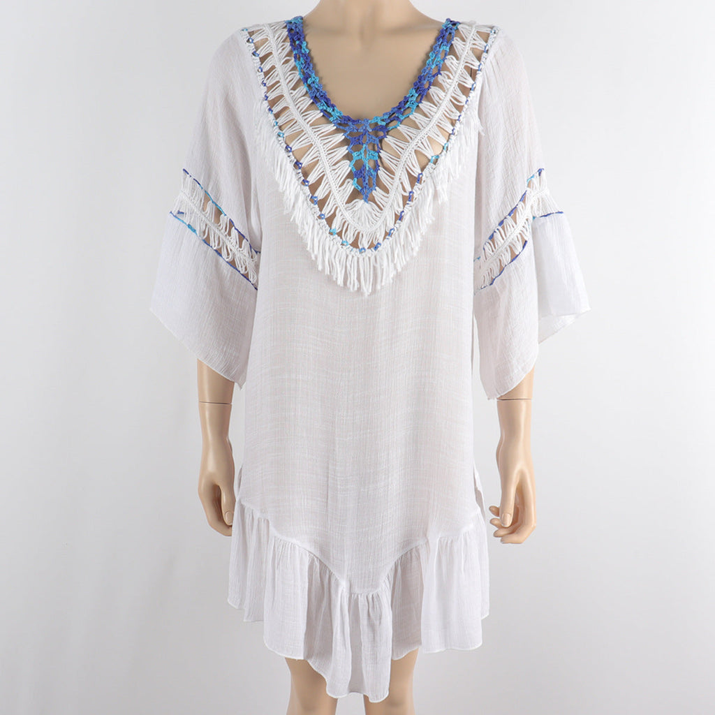 Beach Sun Protection Blouse plus Size Sexy Swimsuit Swimwear Source