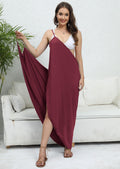 Women Shawl plus Size Women Clothes One Piece Irregular Asymmetric Beach Dress Multiple Wear Strap Dress Bella Mia