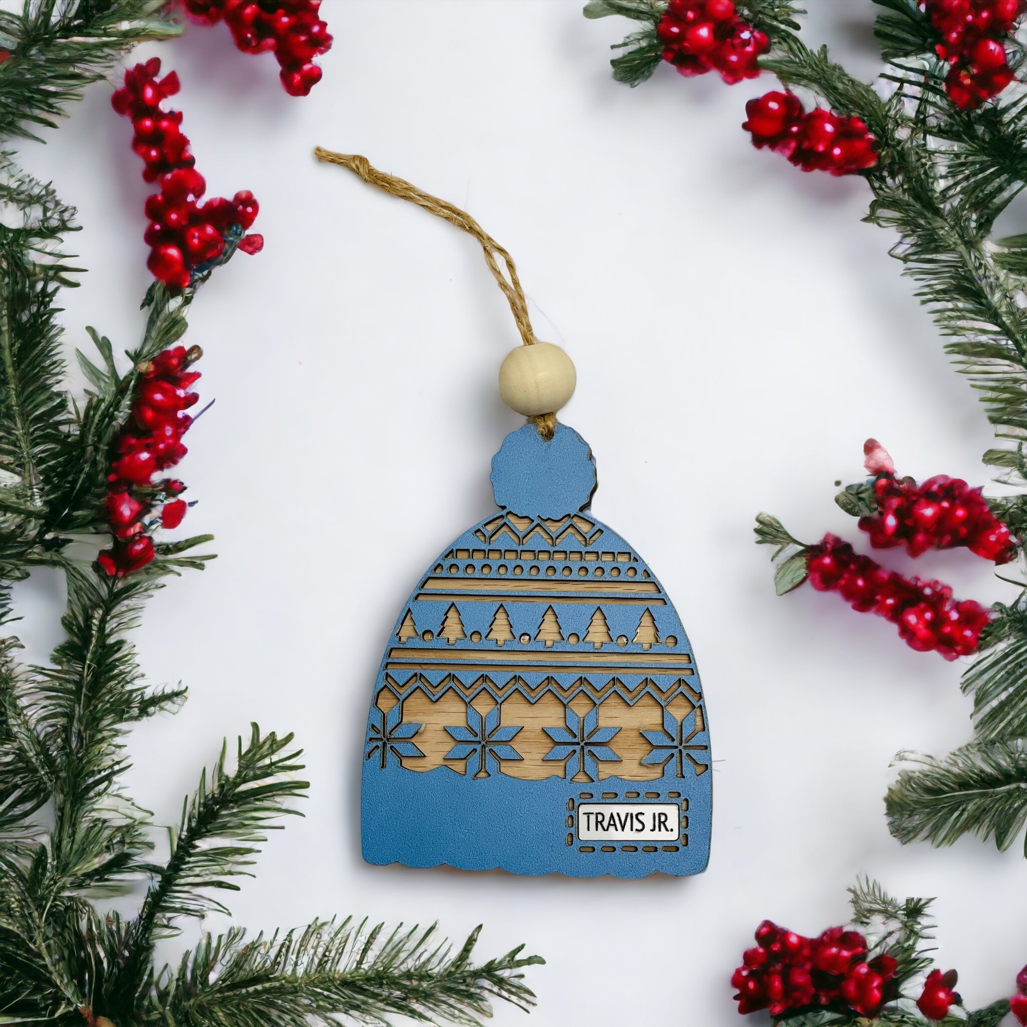 Personalized Beanie Ornament