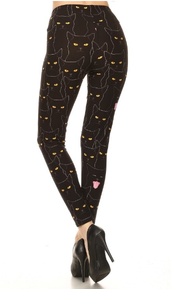 Cat Face- Yoga Leggings