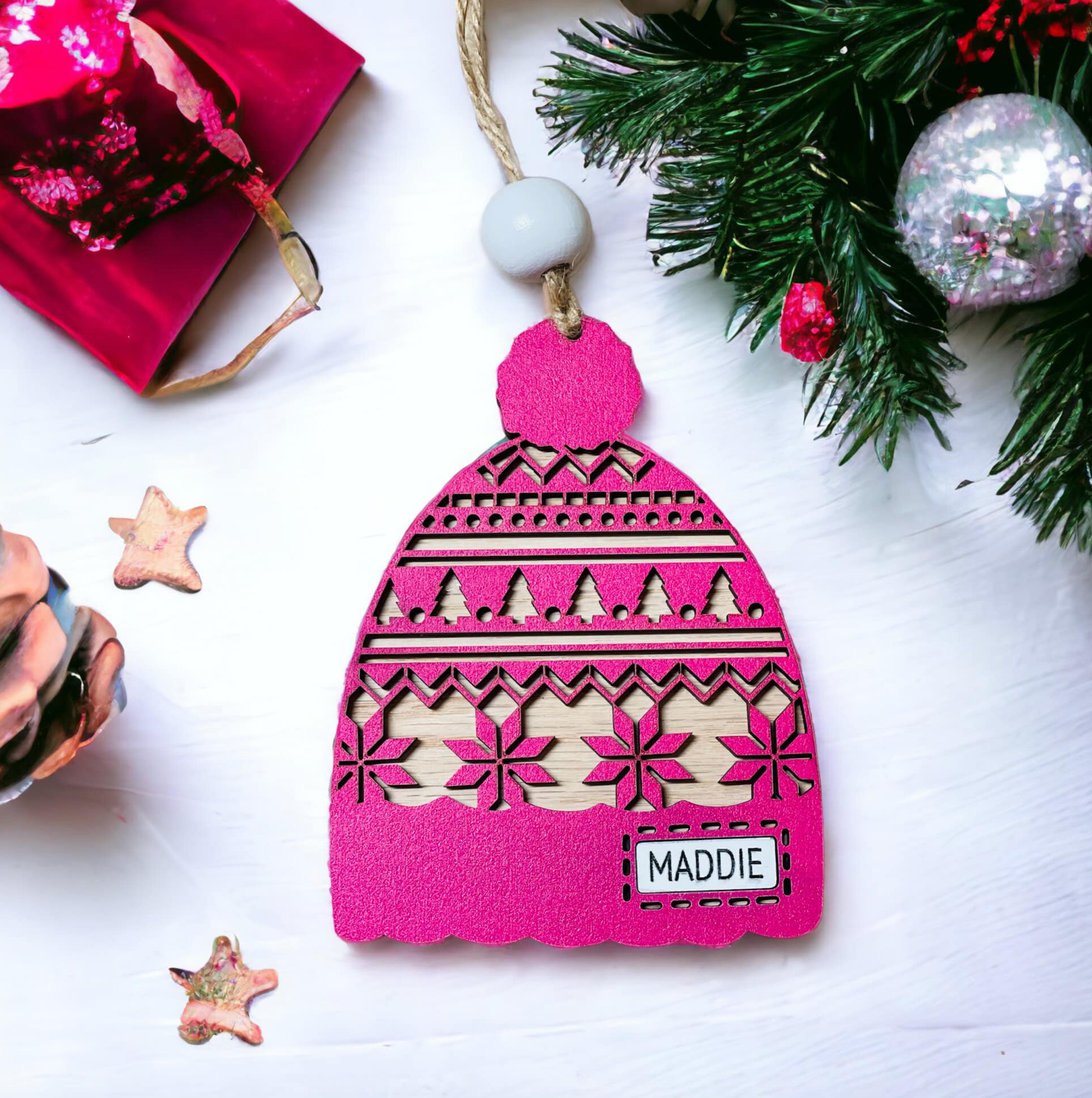 Personalized Beanie Ornament