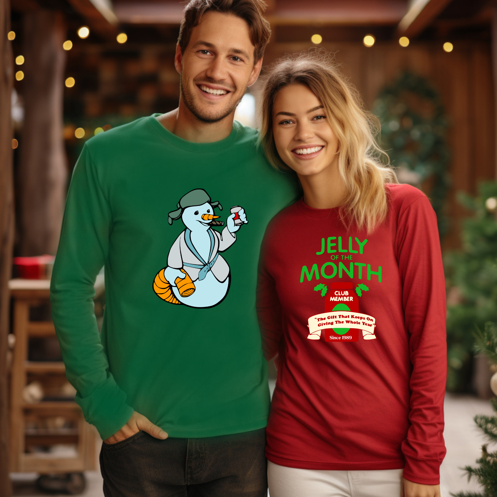 Snowman Eddie and Jelly of hte Month Graphic