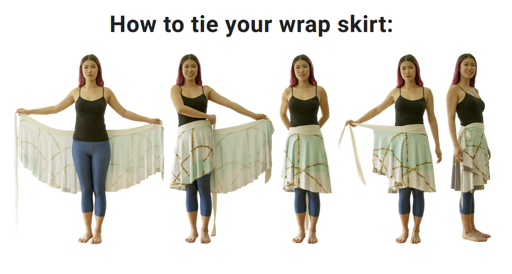 Eau de Parfume Pink Design Wrap Skirt