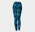 Neon Green Lights Printed Leggings