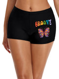Groovy Butterfly Boxer Brief Boyshorts for Women (Made in USA)