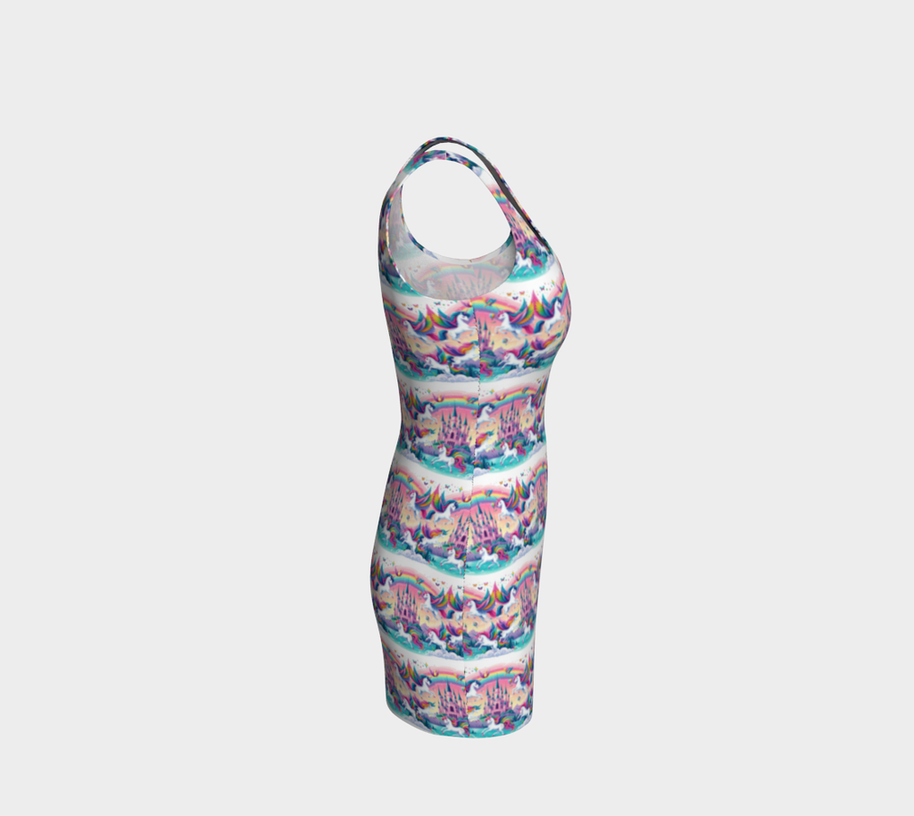 Unicorns and Castles Mini Bodycon Dress