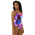 Beautiful Butterfly with Cherry Blossoms Beachwear One-Piece Swimsuit