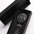 Birthday Wishes to You Engraved Black Chronograph Watch