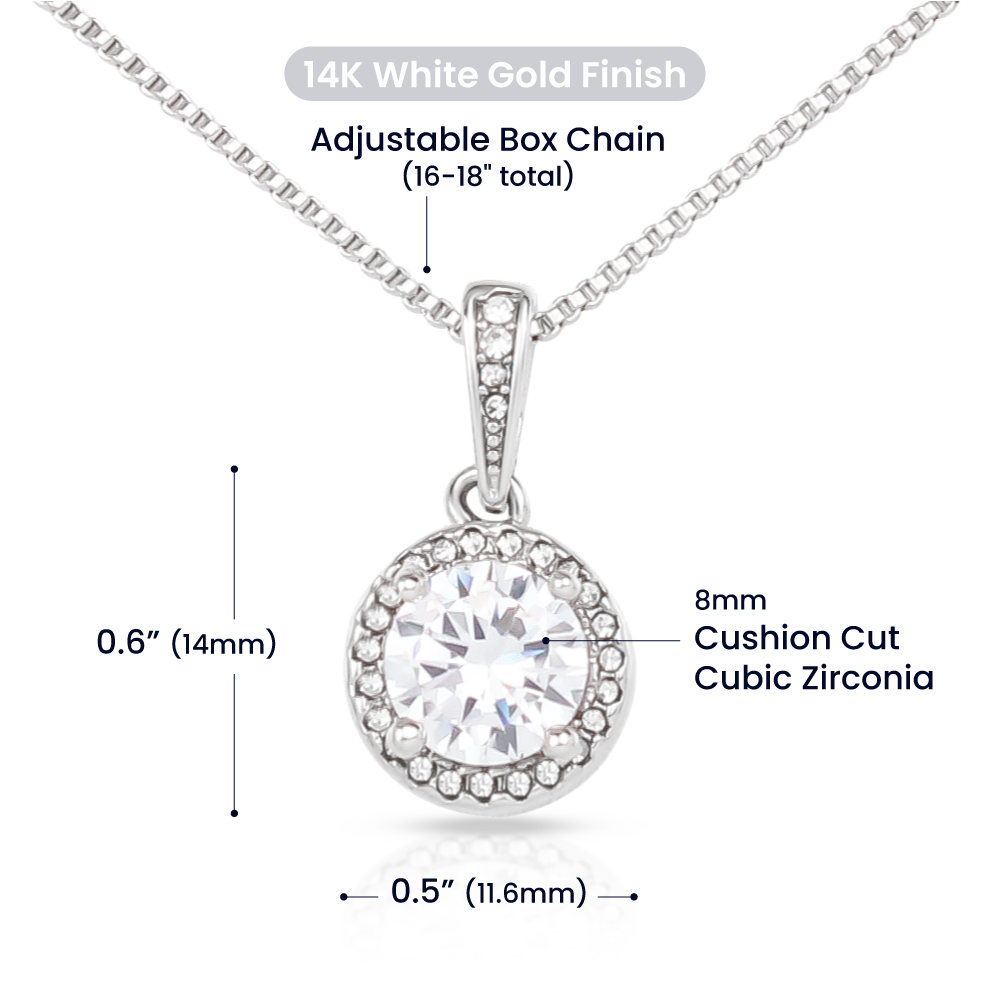 Have a Happy Mother's Day with Red Hearts and Eternal Hope Necklace