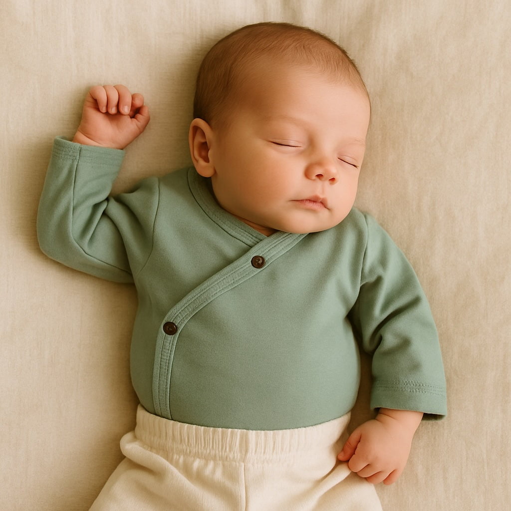 long bodysuit | Basil Green