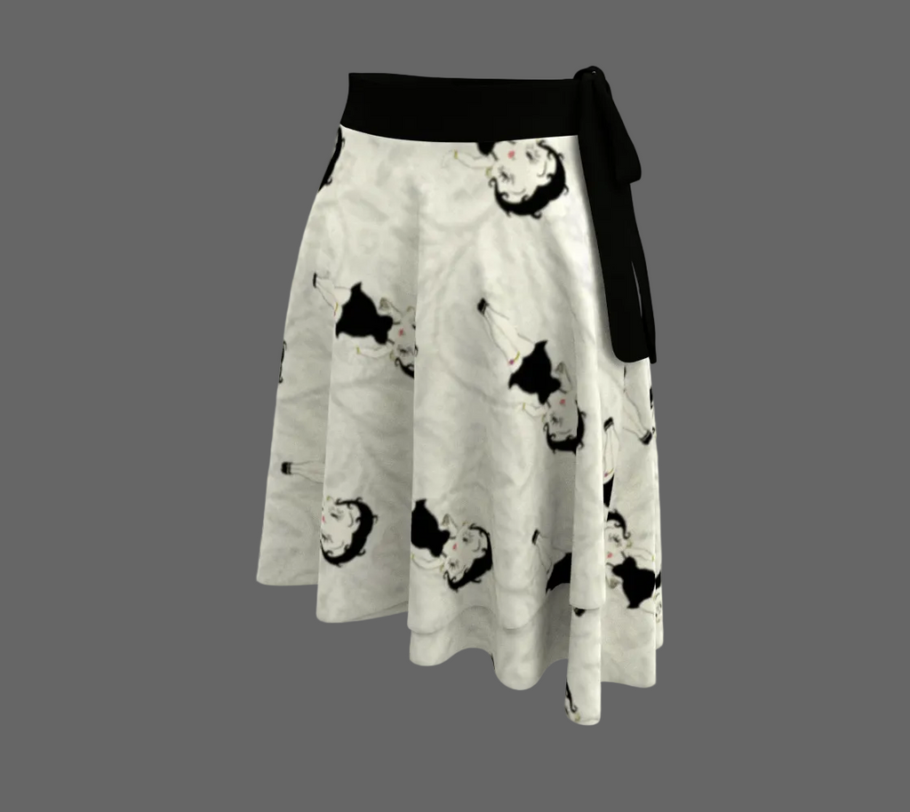 Betty Boop Design One Size Wrap Skirt