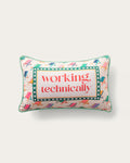 working technically pillow