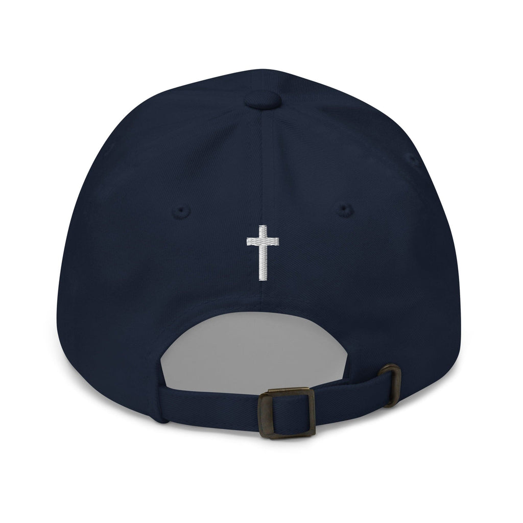 Embroidered Adjustable Baseball Cap - God Created Man in His Own Image - F/b