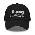 Embroidered Adjustable Baseball Cap - i am Loved - F/b