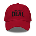 Embroidered Adjustable Baseball Cap - the Real Deal