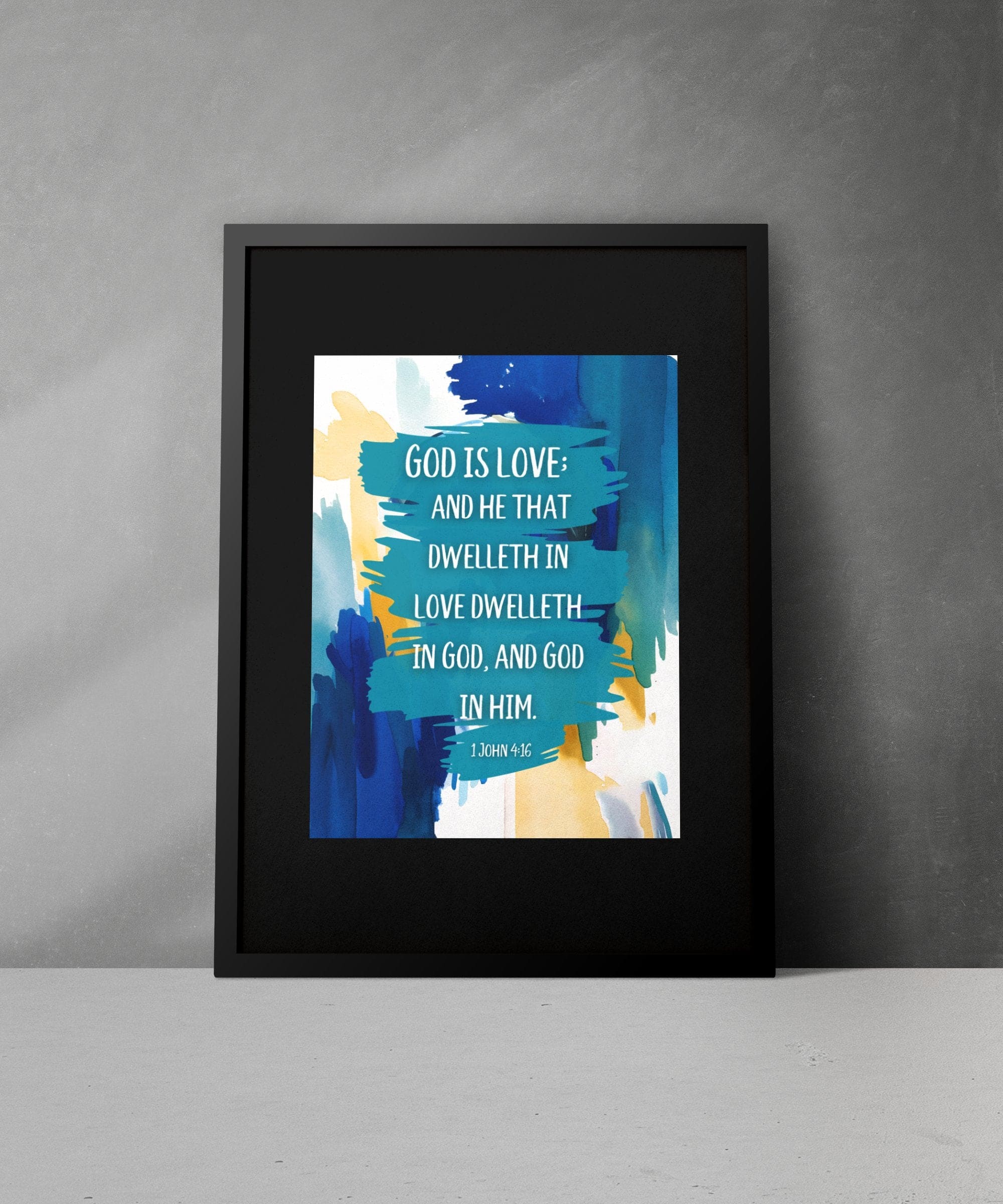 Wall Decor - Giclee Poster Art Print - God is Love