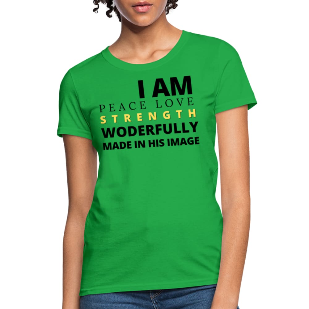 Graphic T-shirt - i am Peace Love Strength and Wonderfully Made Tee