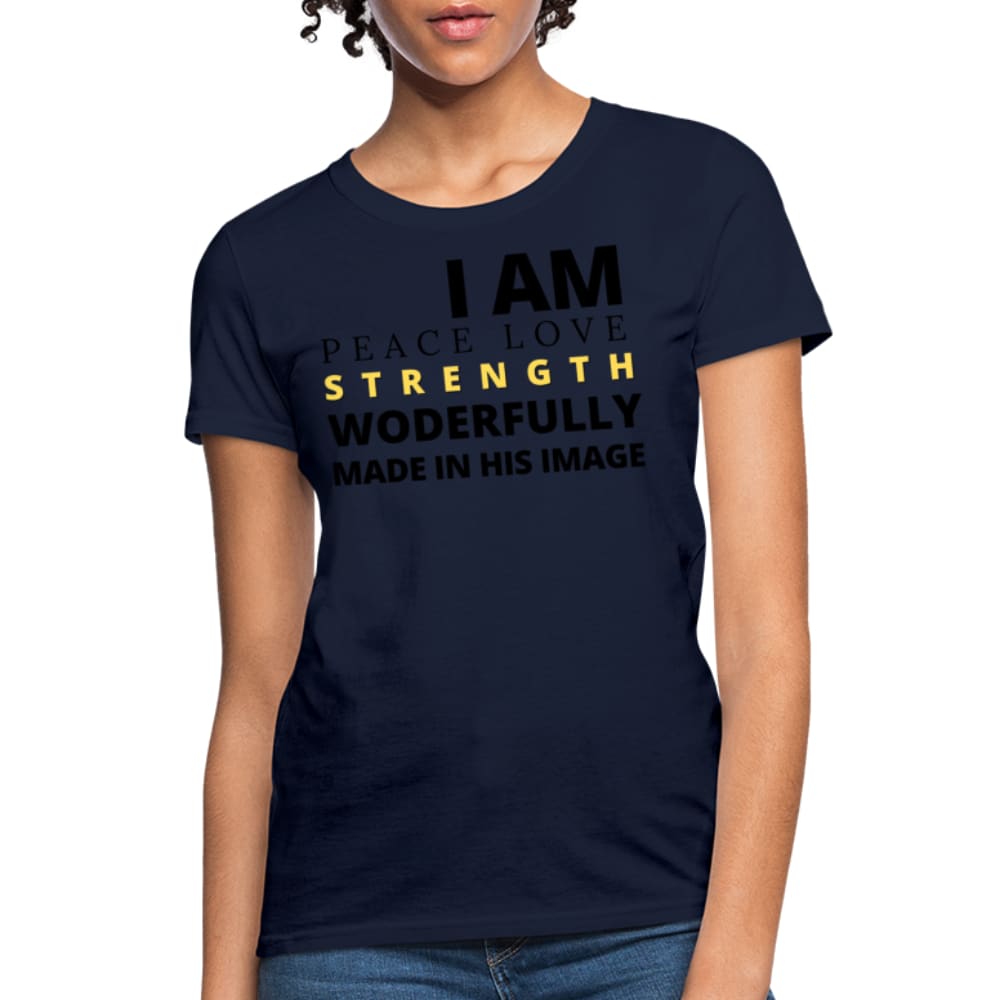 Graphic T-shirt - i am Peace Love Strength and Wonderfully Made Tee
