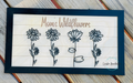 Birth Flower Wood Sign